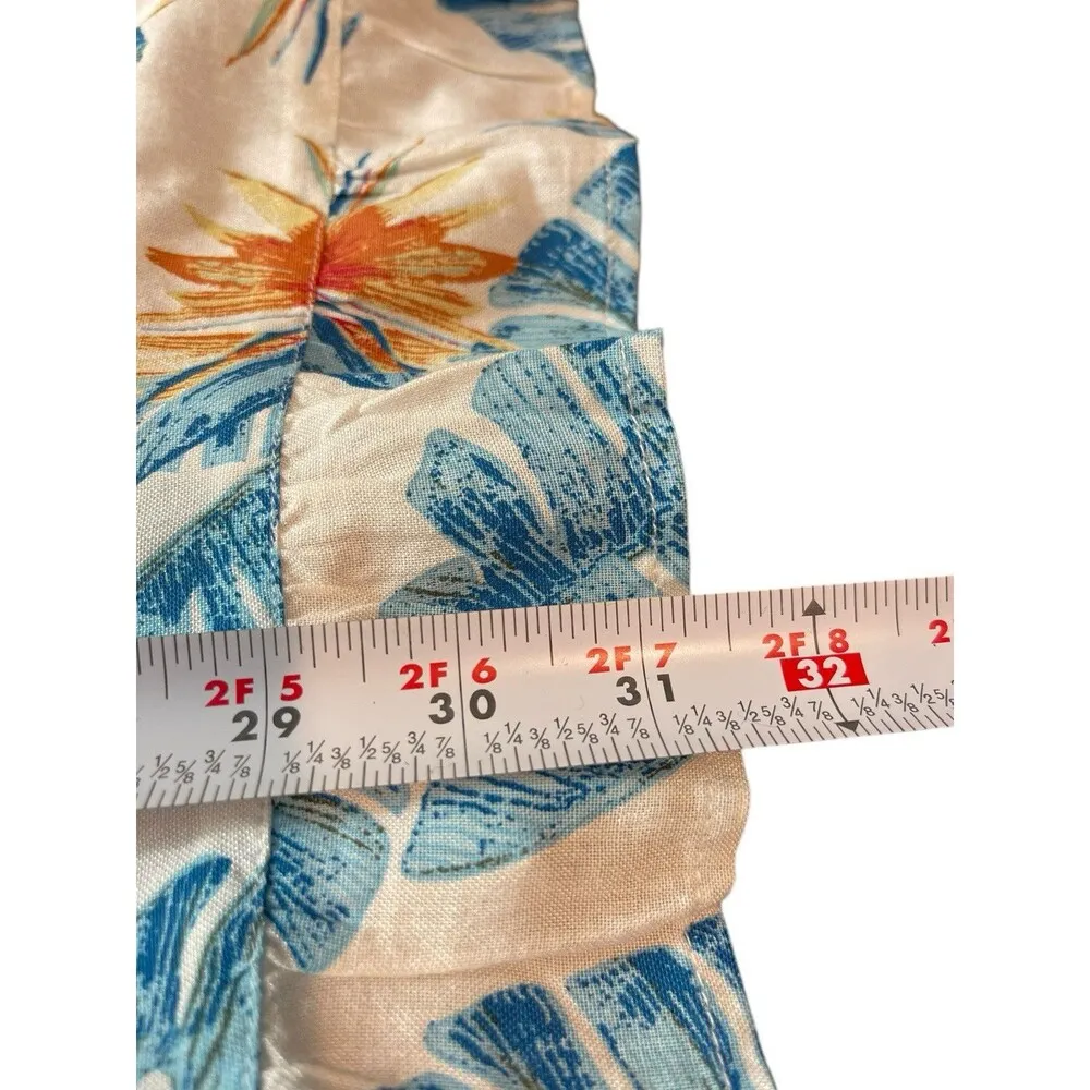 Roxy Halter Sleeveless Tropical Beach Palm Leaf Floral Mini Dress XS NWT - Image 12