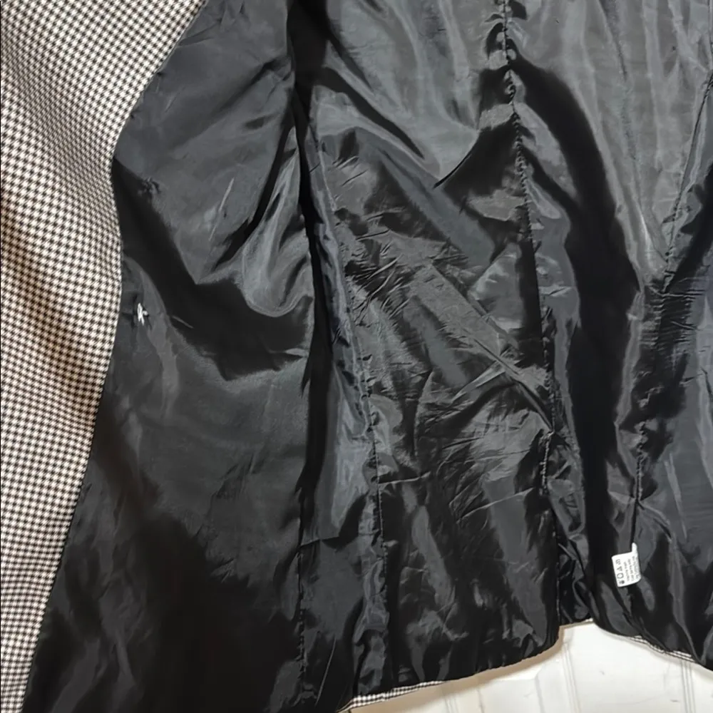 Petal & Pup Brown and Black Blazer Oversized Suit Jacket - Image 7