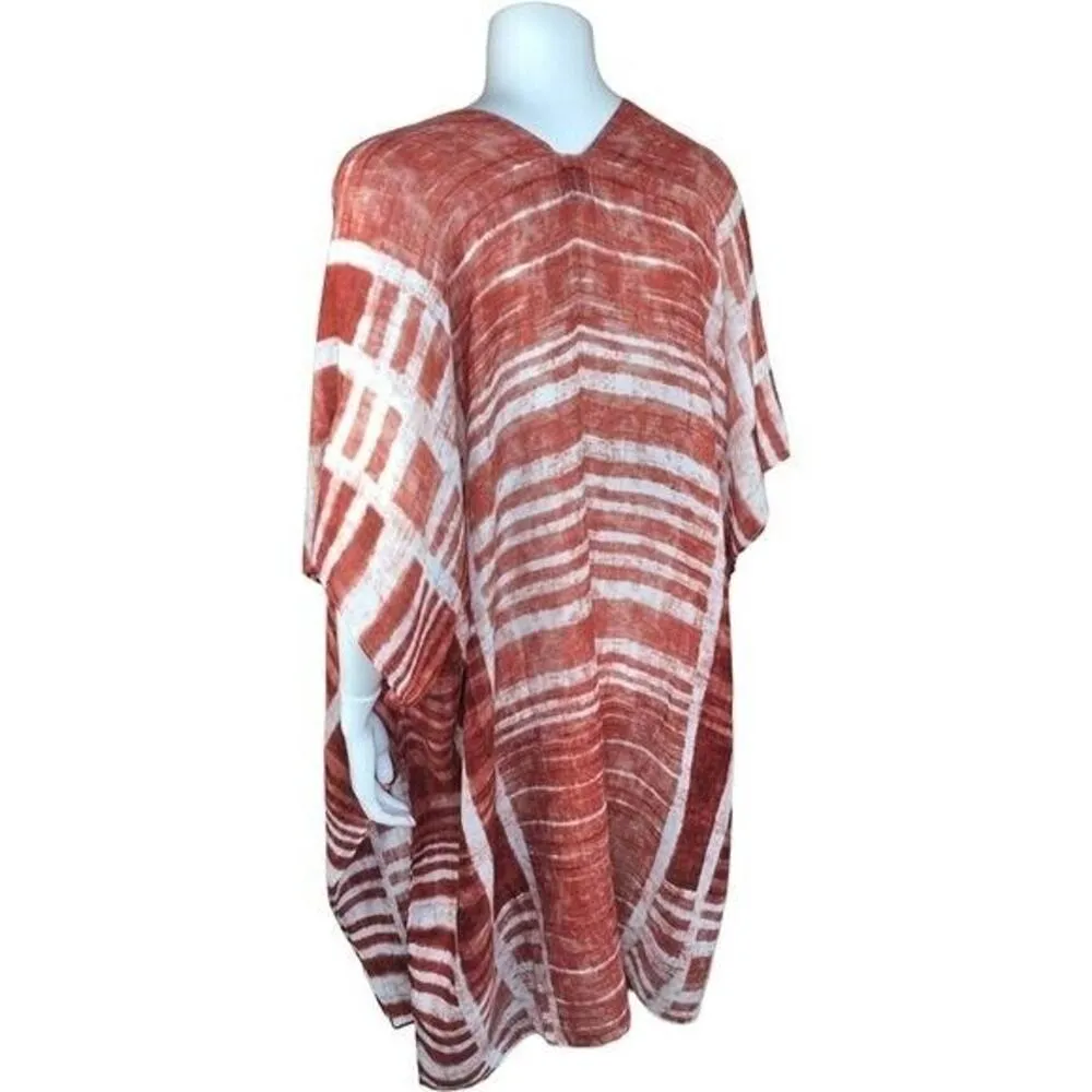 Save the Ocean Sustainable Striped Animal Print Kimono One - Image 9