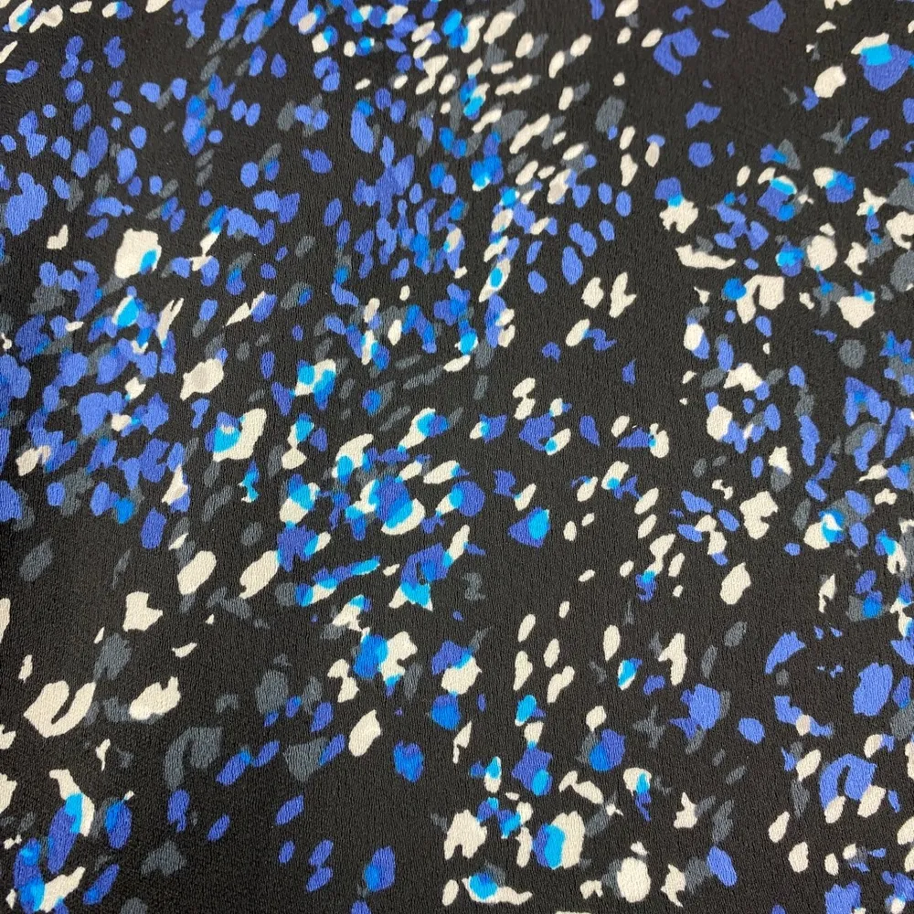 Banana Republic Long Sleeve Pattern Dress Size 4 Petite - Image 3