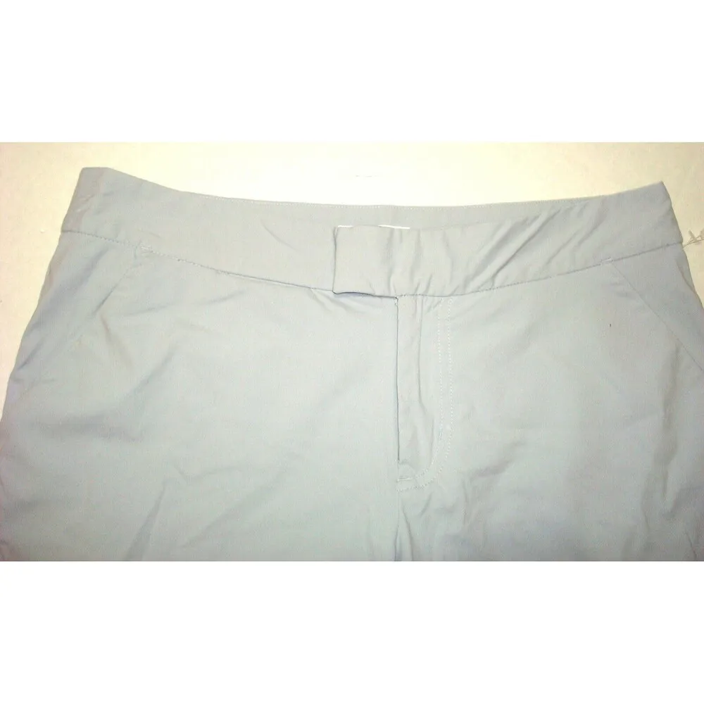 Womens 8 New NWT Columbia Cirrus Gray Hike Shorts Pockets Long UPF 50 Trail Silv - Image 3