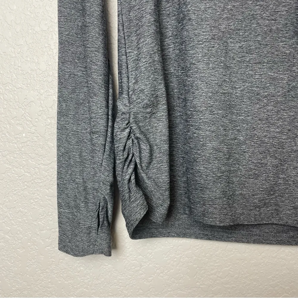 MARIKA TEK Gray and Light Gray Long Sleeve Tek Hoodie Size S - Image 3