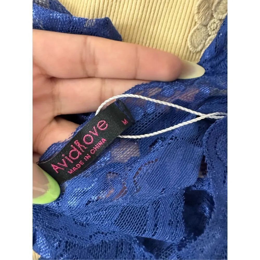 Avid love blue bodysuit lingerie size medium - Image 5