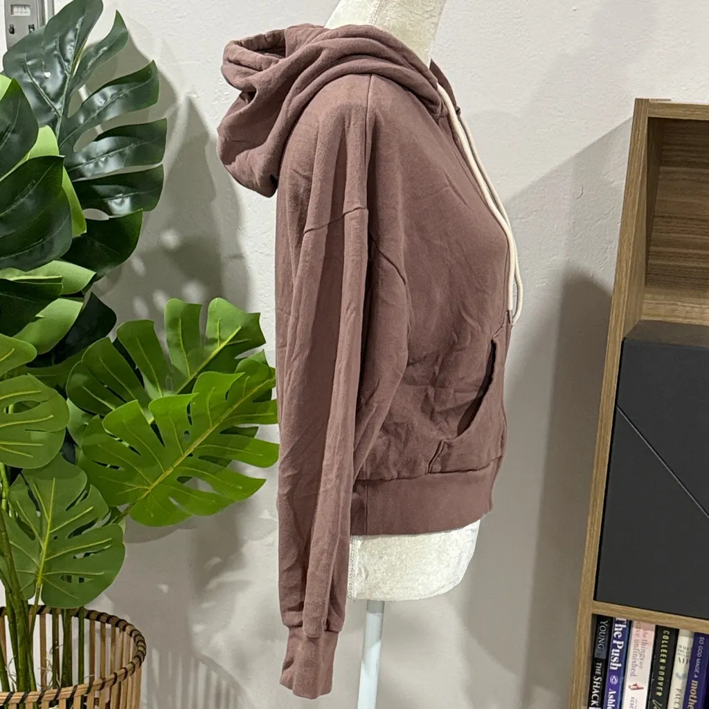 GAP boxy full zip hooded sweatshirt jacket - Image 2