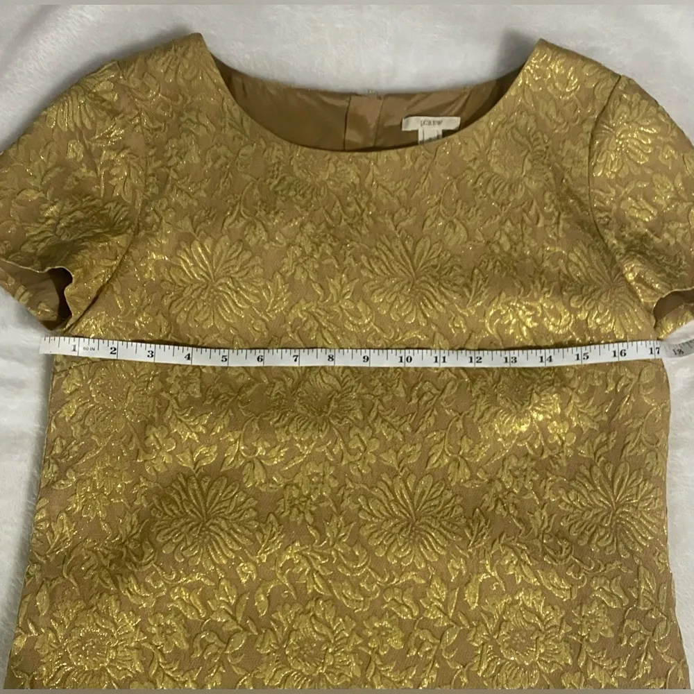 J. Crew Gold Embellished Blouse - Image 8