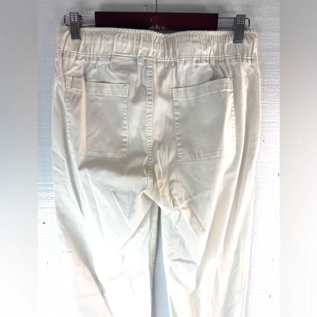 Buffalo S Cotton Off-White Cargo Joggers Pants - Image 4