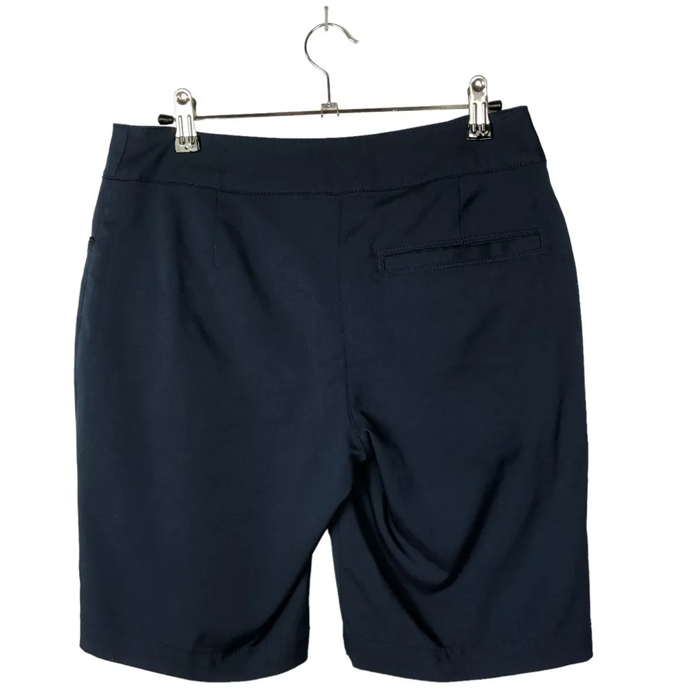 PGA Tour Navy Blue Bermuda Length Golf Shorts 2 - Image 3