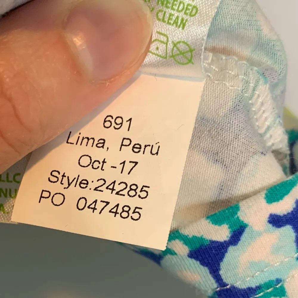 Lilly Pulitzer Waverly Top Bright Navy A Jungle In Here Blue Green Print - Image 6