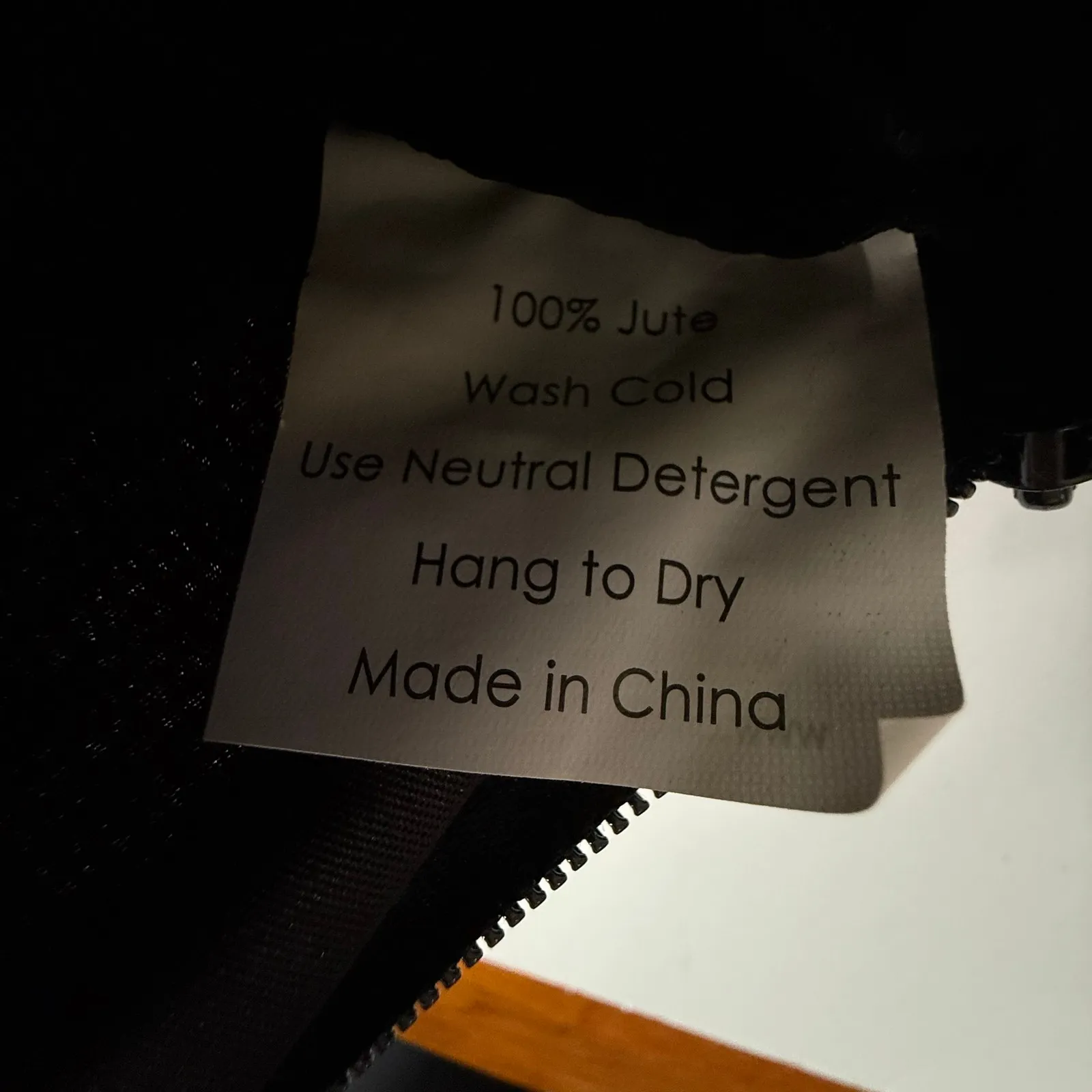 Personalized Monogram Jute Makeup Bag Letter R Tan - Image 5