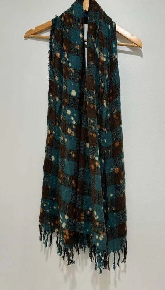 Free People Retro Patchwork Boho Scarf - Image 3