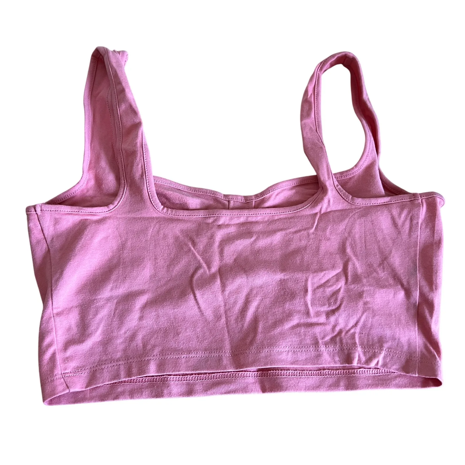 Wild Fable Women's Pink Bustier Cropped Tank Top - Size XS - NWT - Image 4