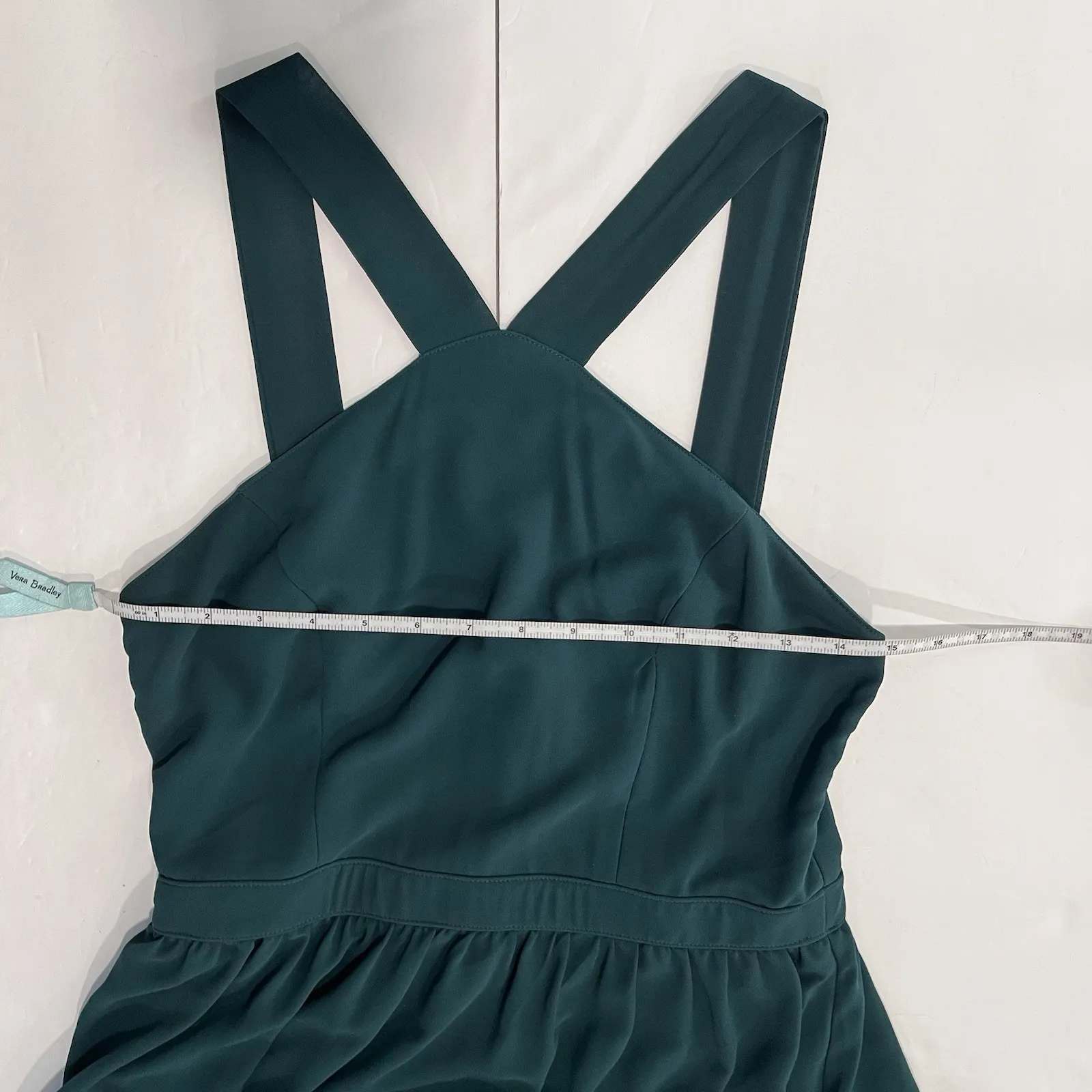 Lulus Air of Romance Forest Green Halter Gown Maxi Dress‎ Size LARGE - Image 9