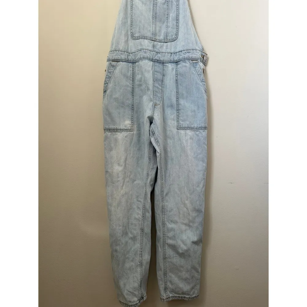 Light Wash Overalls - Image 3