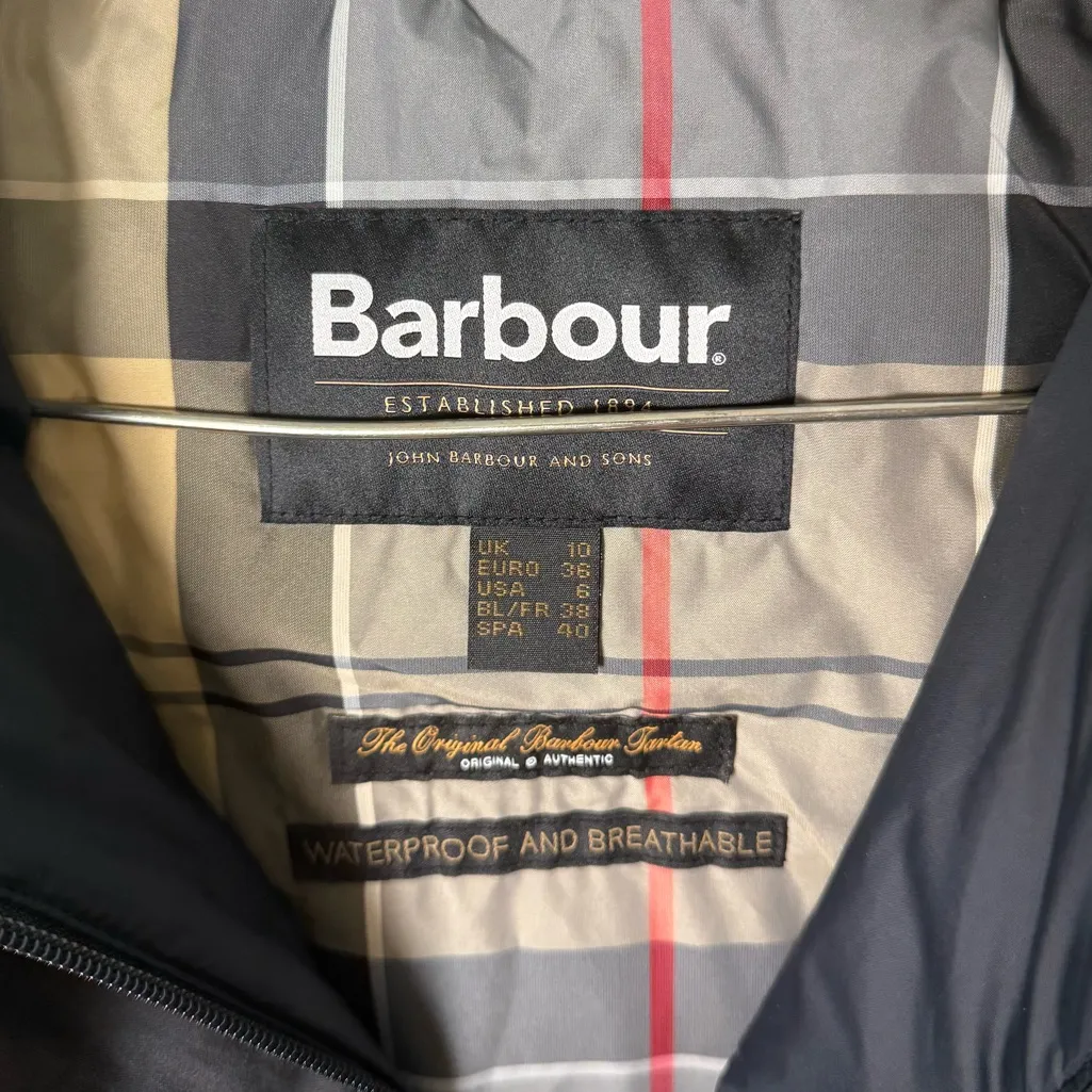 Barbour  Bowlees Longline Waterproof Jacket 6 - Image 7