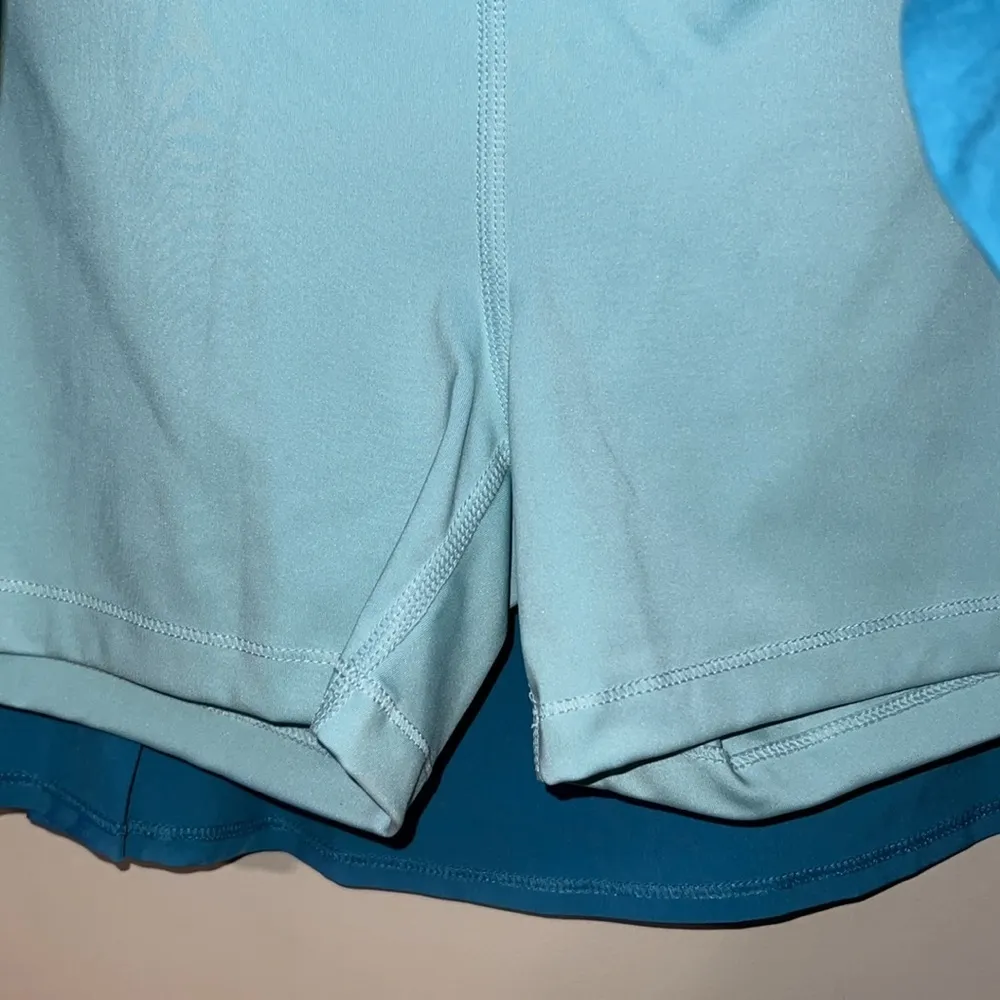 ZELOS medium stretch woven pleat skort medium impact elastic waistband lined NWT - Image 5