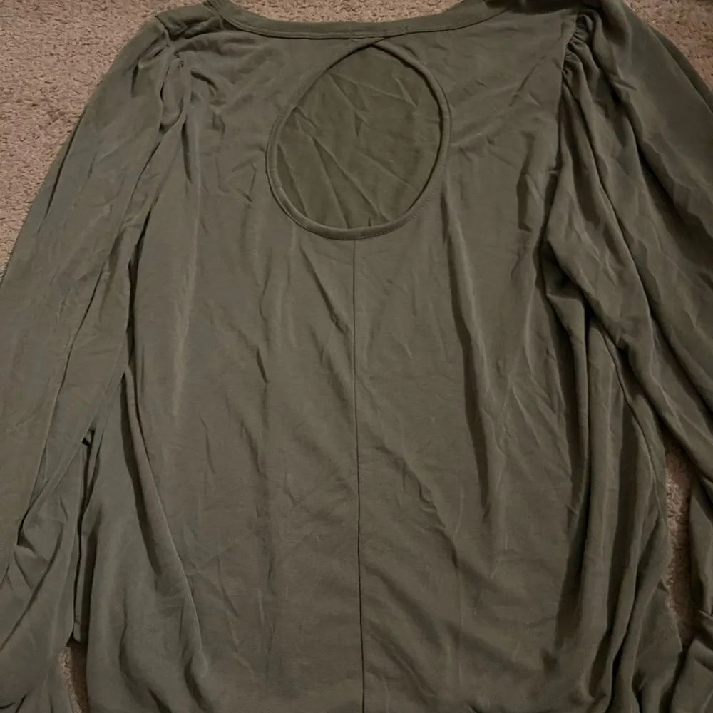 Gyft xl green blouse - Image 5