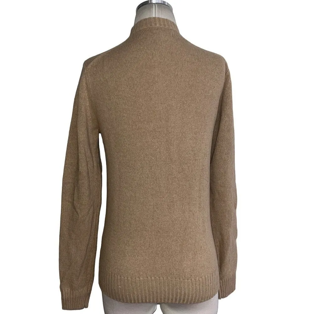 Everlane Unisex The Everyone Cashmere Crew Sweater in Light Camel XXSmall Unisex - Image 8