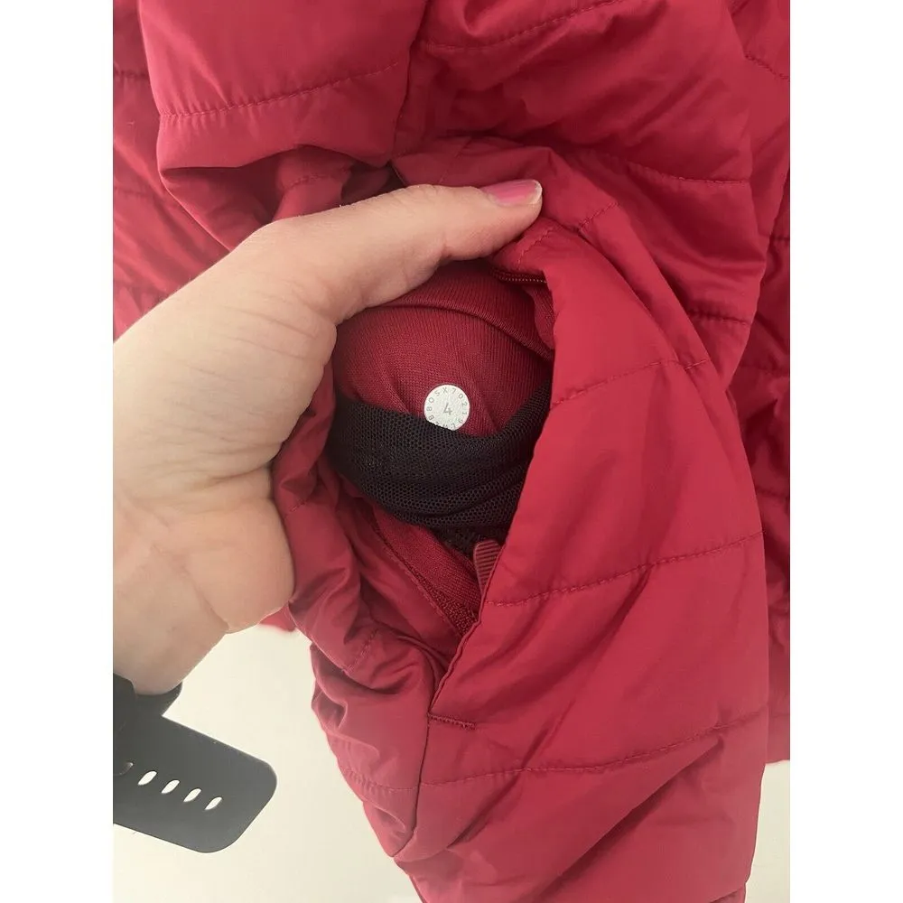 Lululemon  Switch Please Scarlet Reversible Button Shacket Jacket size 4 - Image 4