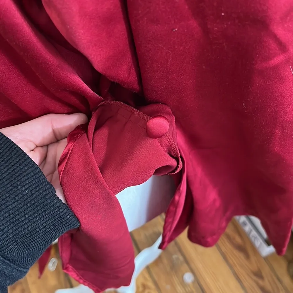 Victoria’s Secret Vintage Gold Label Red Robe - Image 7