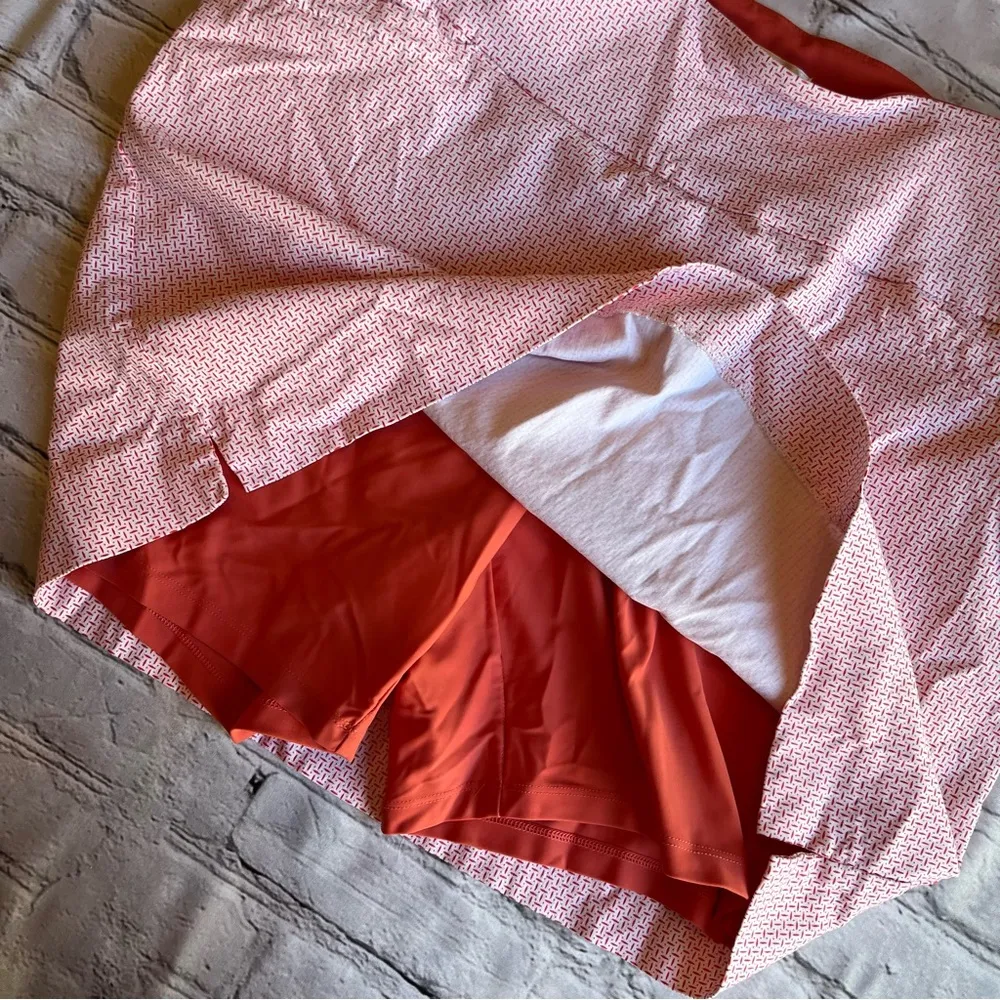 SC & Co. Skort Athletic Tennis Golf Skirt XL Red & White Excellent Condition - Image 3