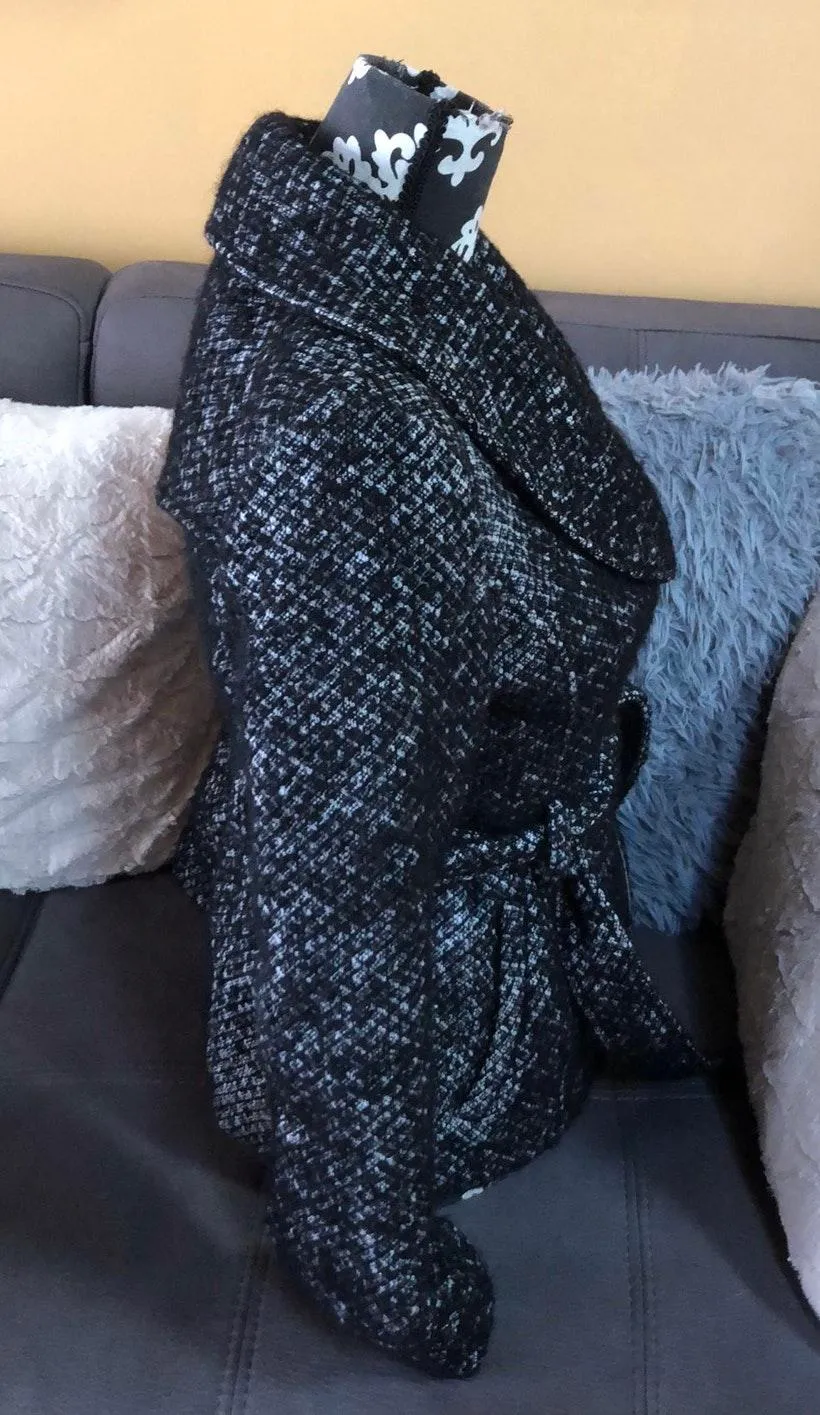 LOS ANGELES Tweed Coat Size Small - Image 3