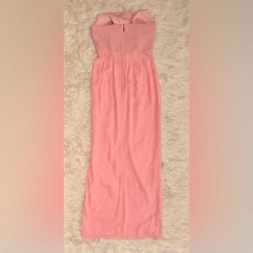 NWOT HOUSE OF CB Adrienne Strapless Maxi Gown Dress in Pink Size XL a-c cup - Image 6