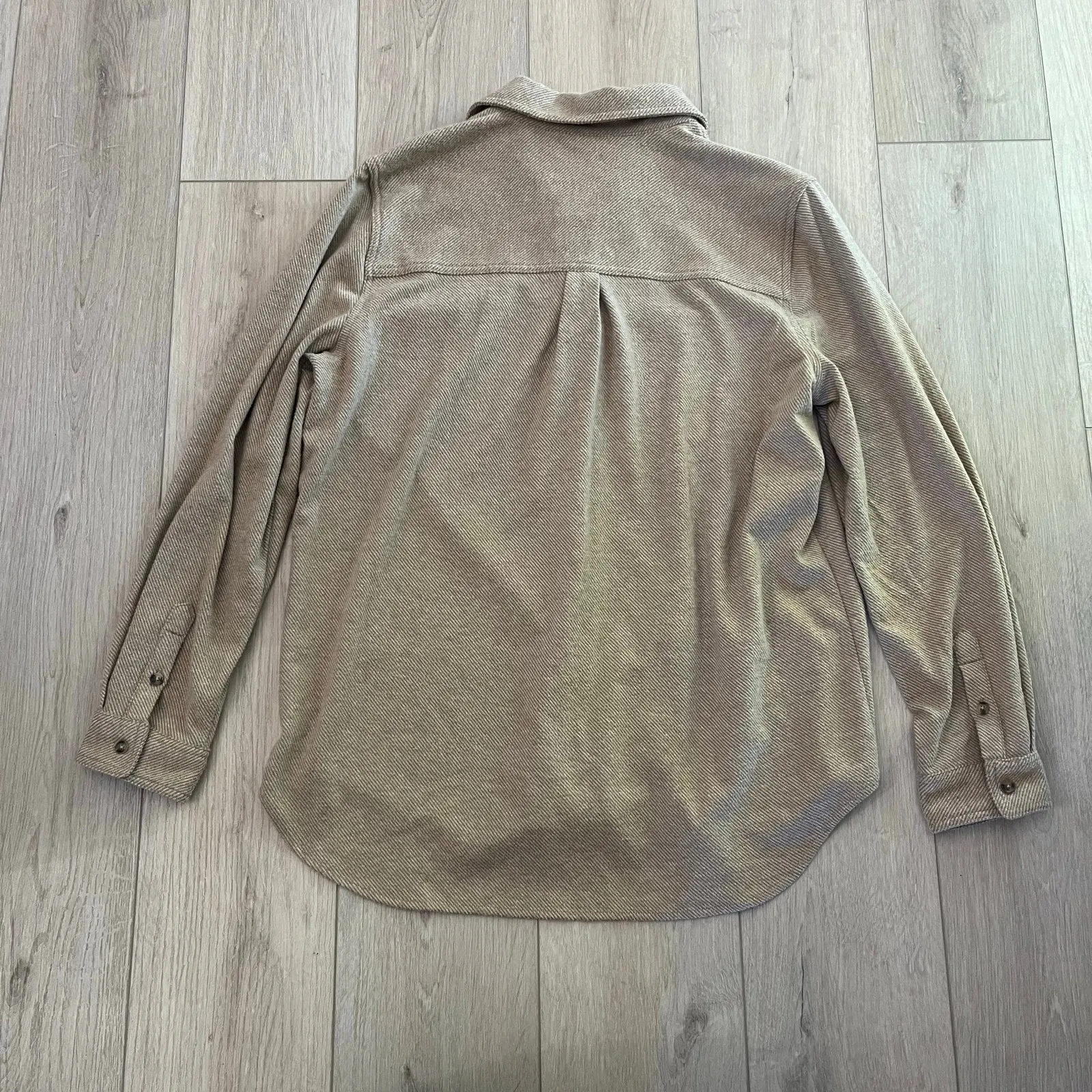 Casa Cabana Women’s Mocha Button Down Size XL Brown - Image 2