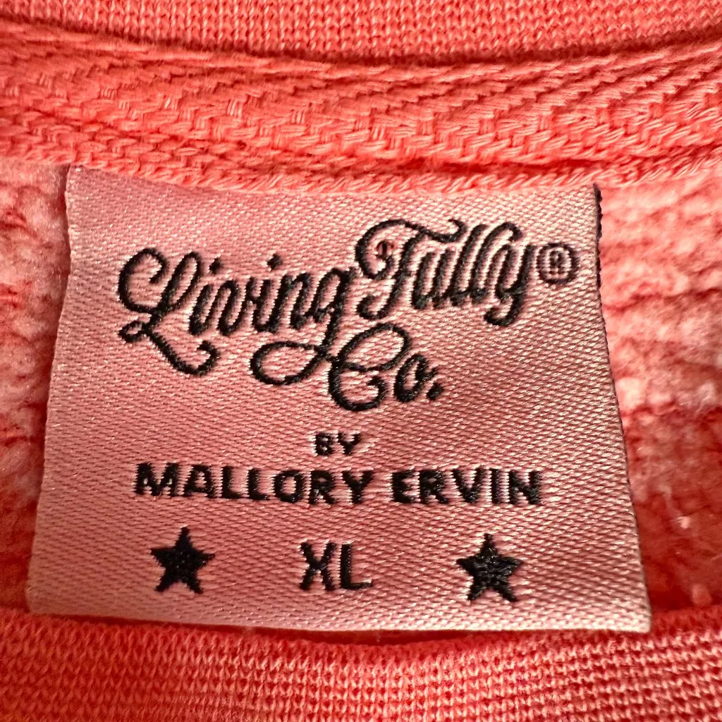Living Fully Co. Liberty Sweatshirt Red Size XL - Image 11