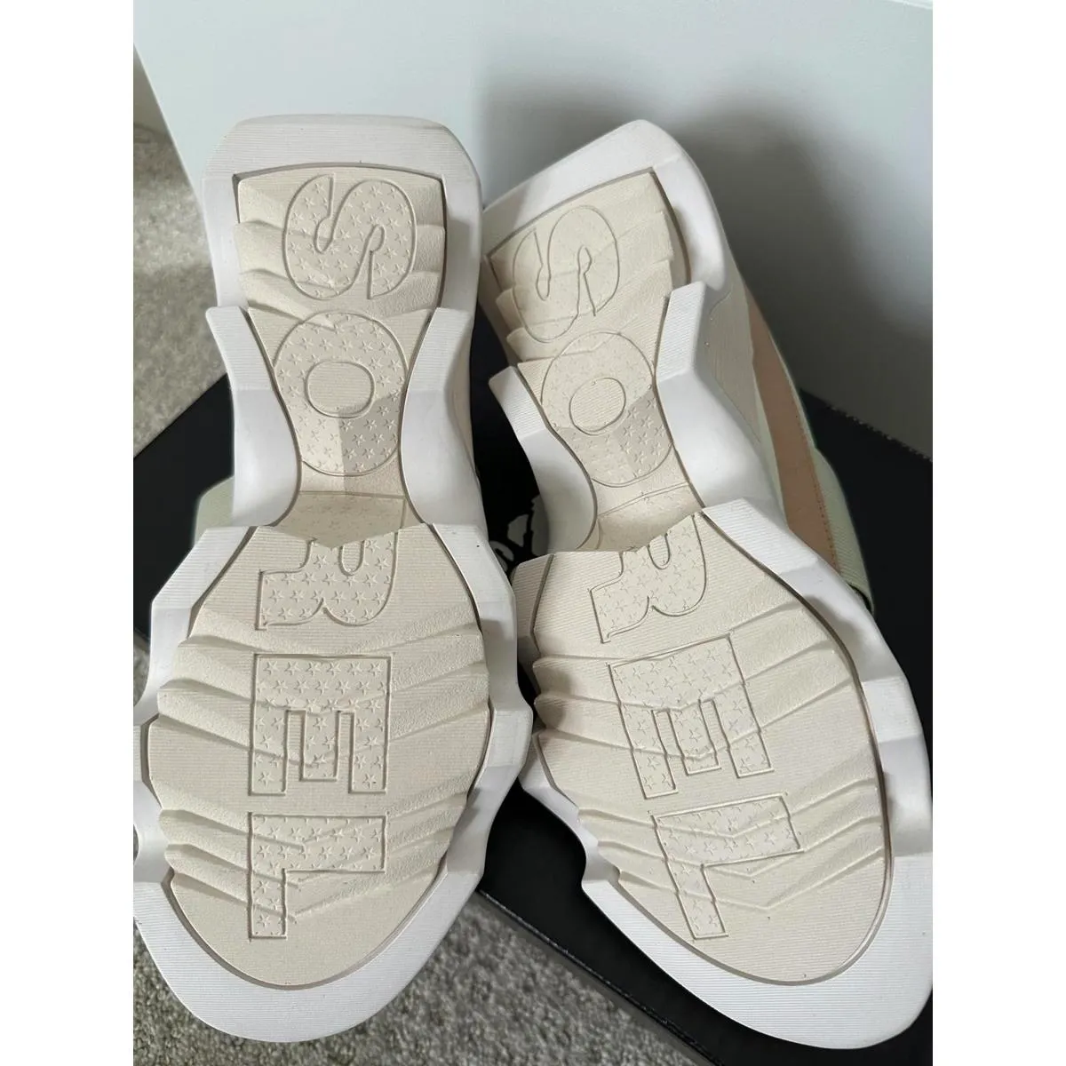 Sorel KINETIC Impact II Strap Women's Sneaker Size 8.5 Light Aloe/Chalk 2039951 - Image 4