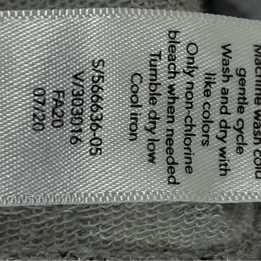 ATHLETA STUDIO TO STREET SPLATTER SWEATSHIRT ANIMAL PATTERN SZ M GRAY‎ PREOWNED - Image 7