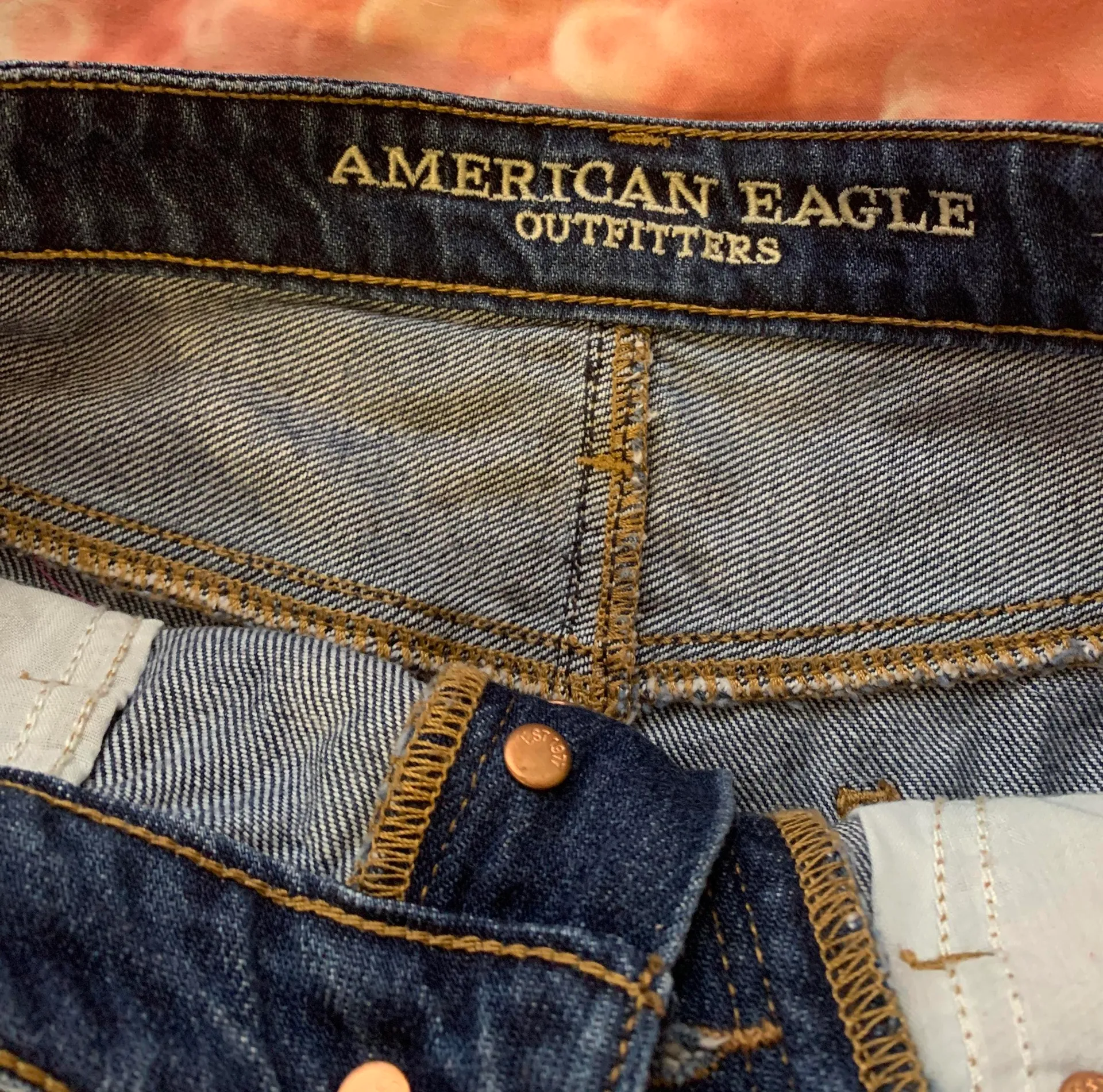 High Waisted Denim Skirt - Image 6