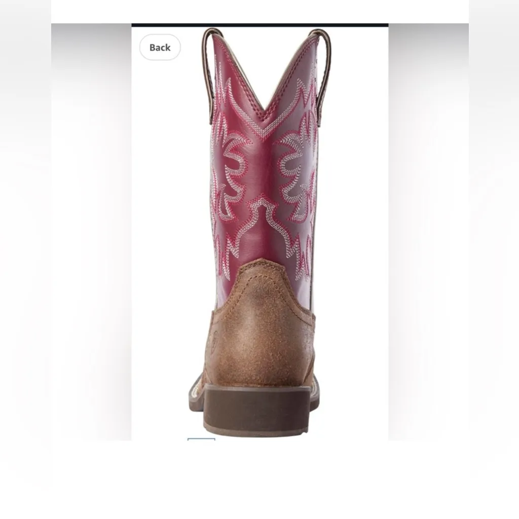 New in box Ariat Women's Delilah Western Boot
Brown and Pink Western Boots - Image 4