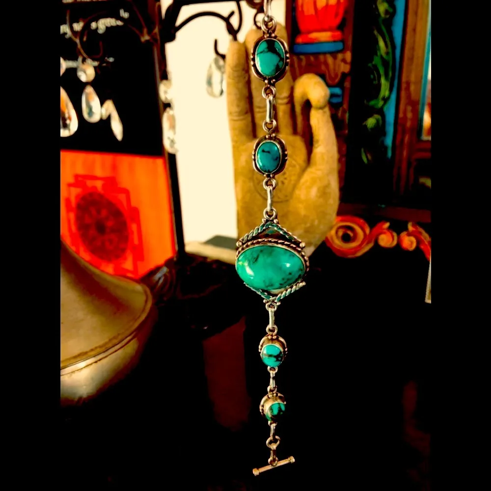TURQUOISE  925 bracelet, Gorgeous! - Image 7