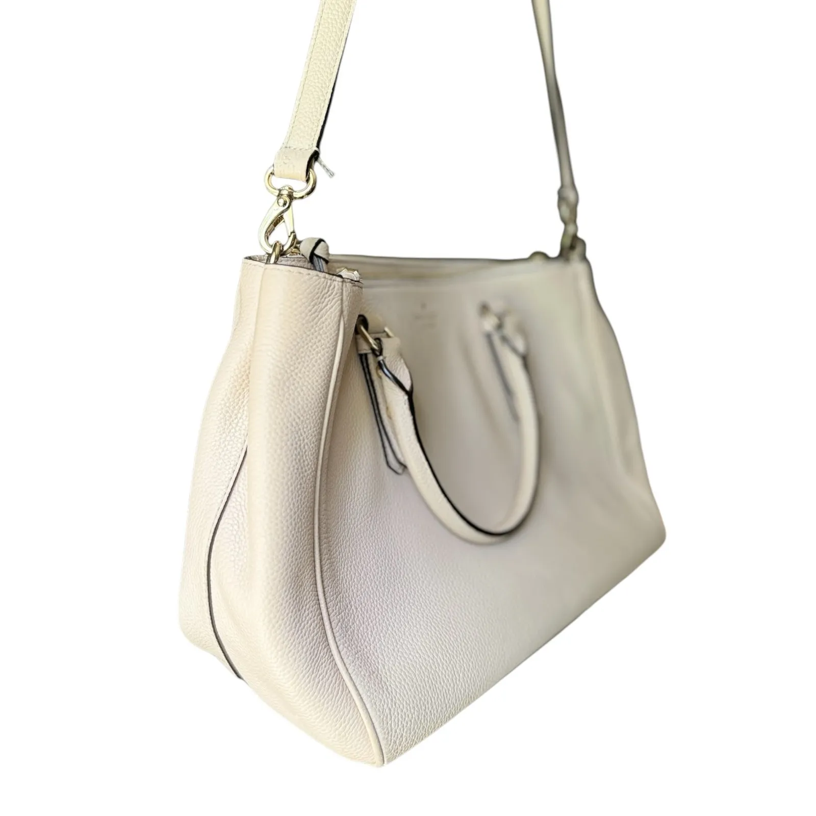 Kate Spade Mulberry Street Leighann Pebbled Leather Crossbody Tote - Image 5