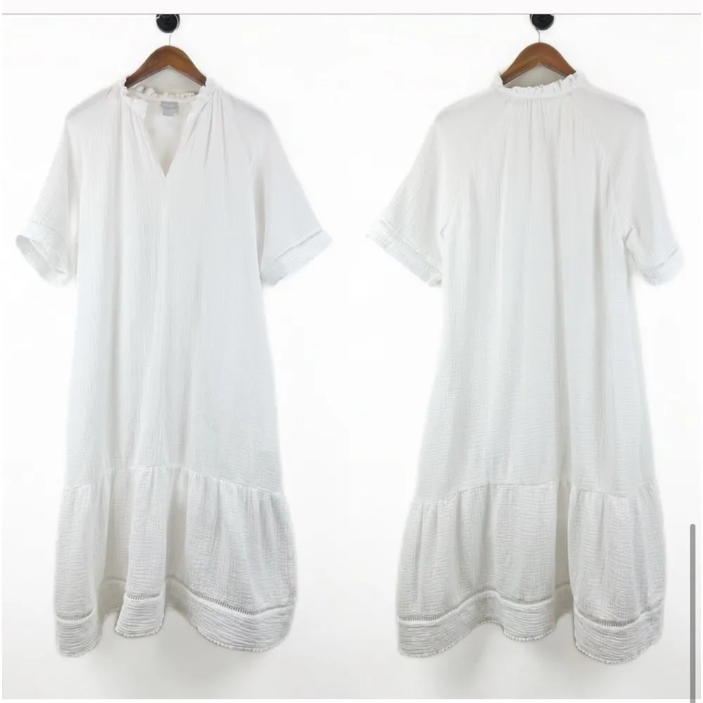Chicos white linen dress - NWT! - Image 4