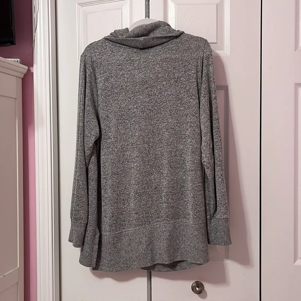 Gray Turtleneck Sweater - Image 2