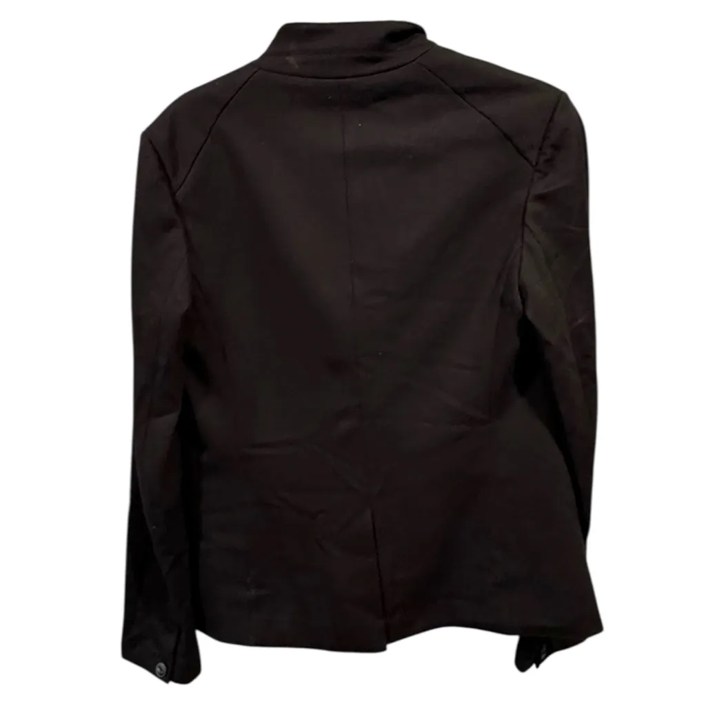rag & bone‎ Lucy Ponte Twill Blazer Black 8 - Image 4