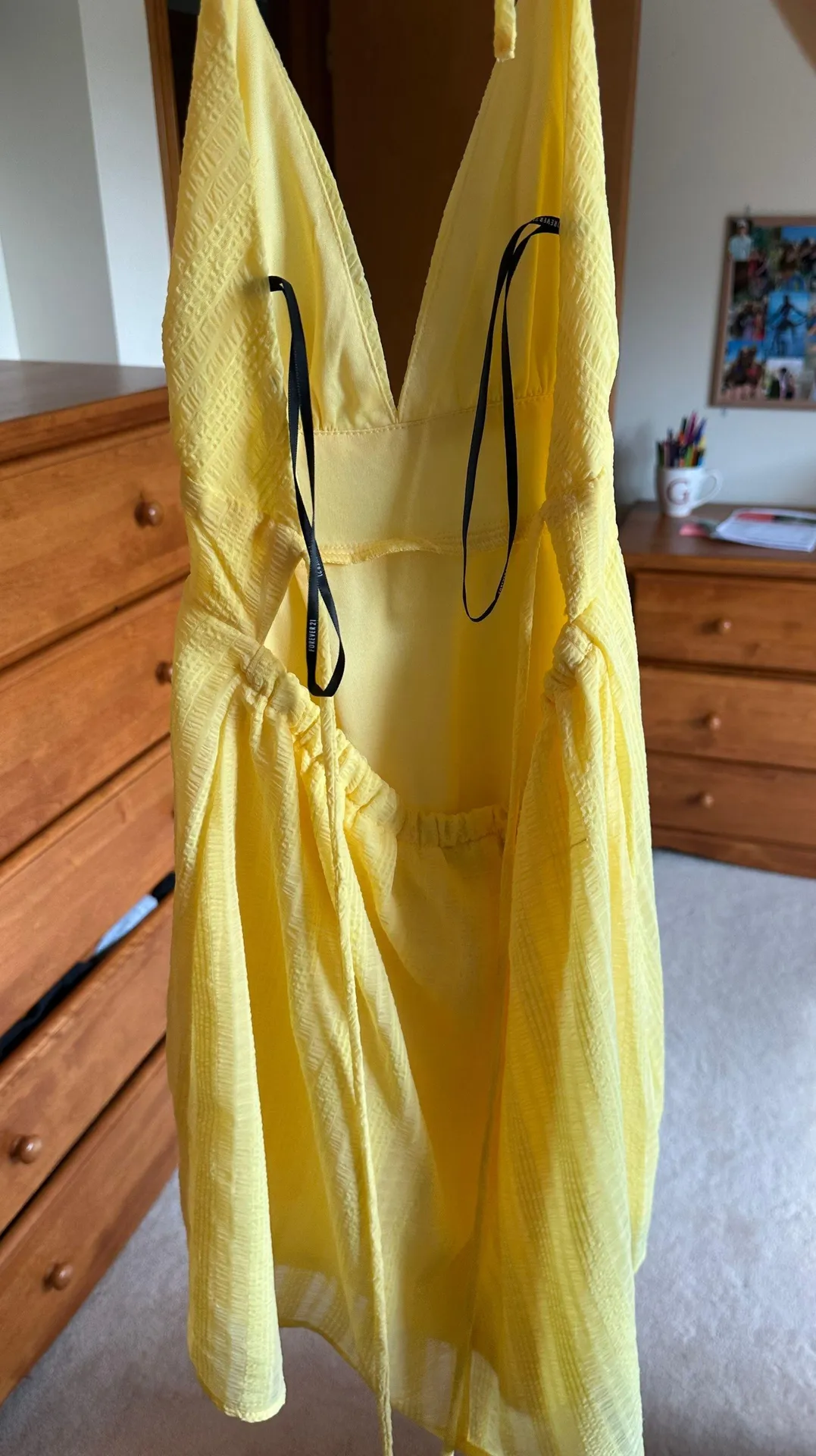 Forever 21 open back halter dress - Image 4