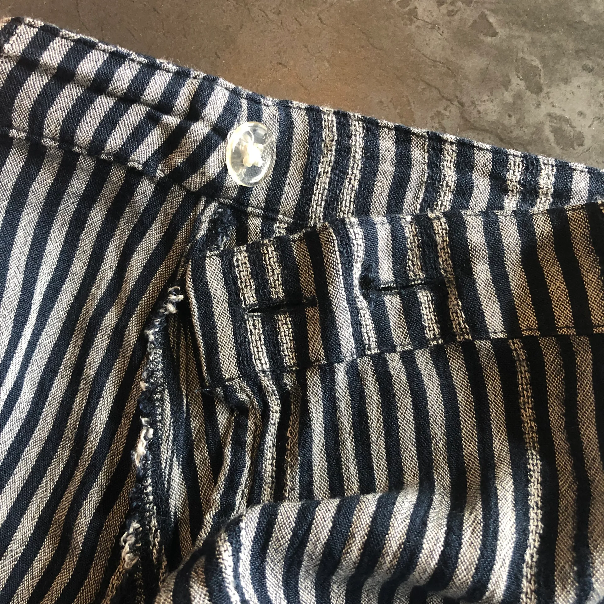 Navy Stripe Skirt - Image 6