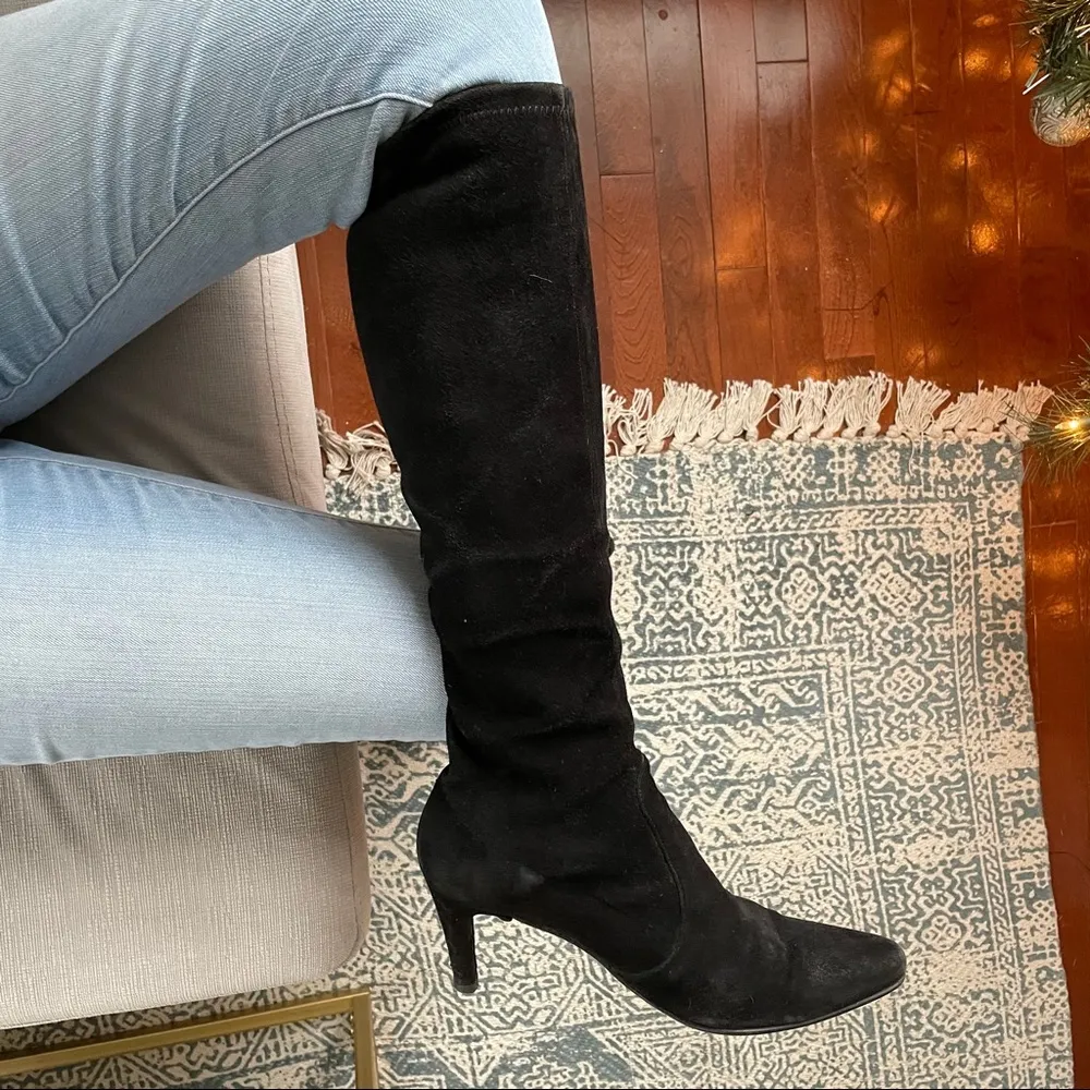 Stuart Weitzman  Pull On Suede Boots - Image 41