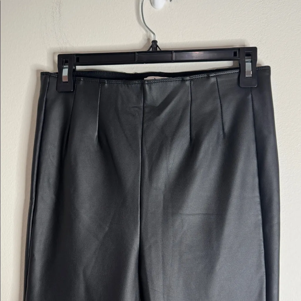 Gentle Fawn Donovan Black Faux Leather Leggings/Pants in Black size M - Image 4