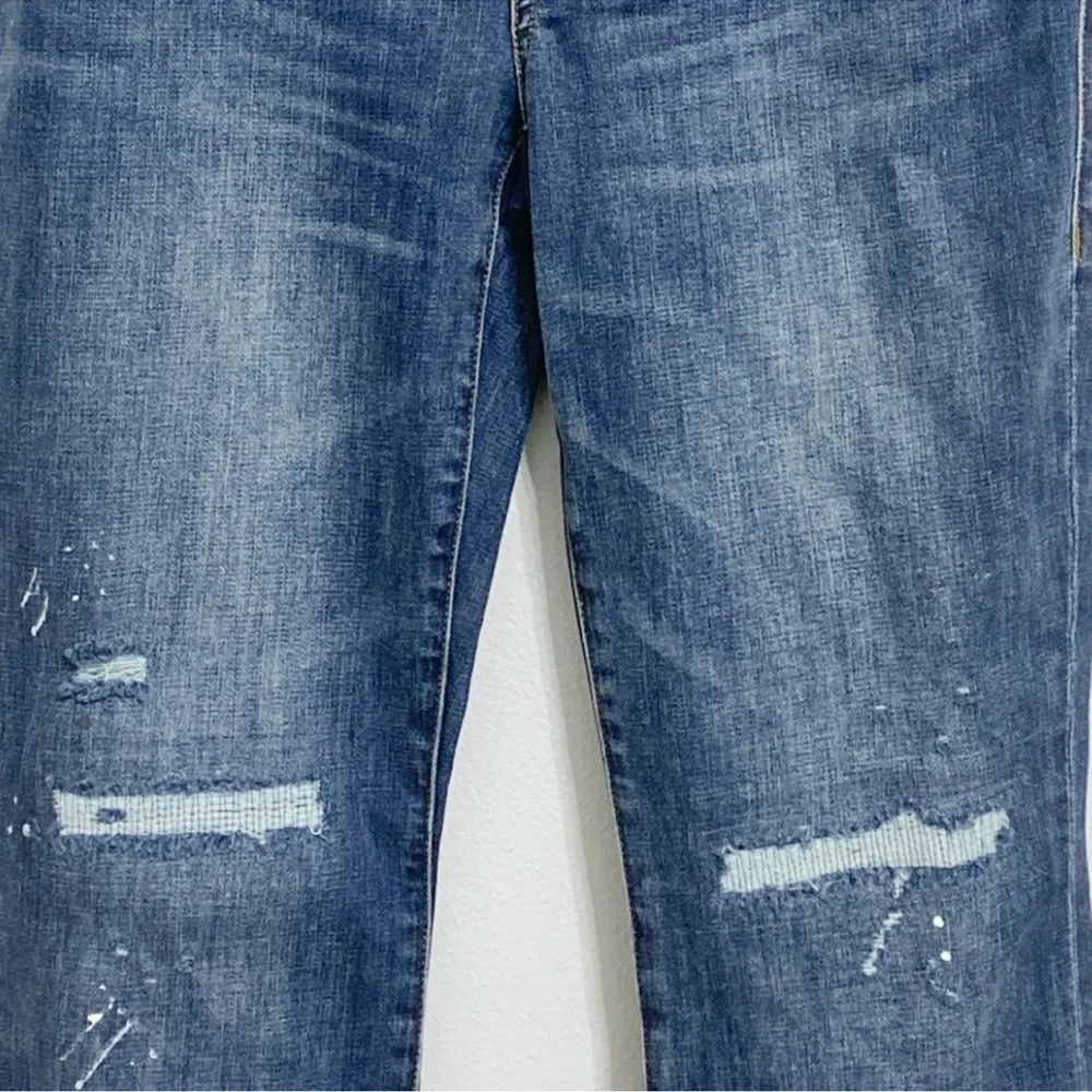 Cabi 6068 Button Fly Straight Jeans Spring 2022 Size 8 EUC - Image 8