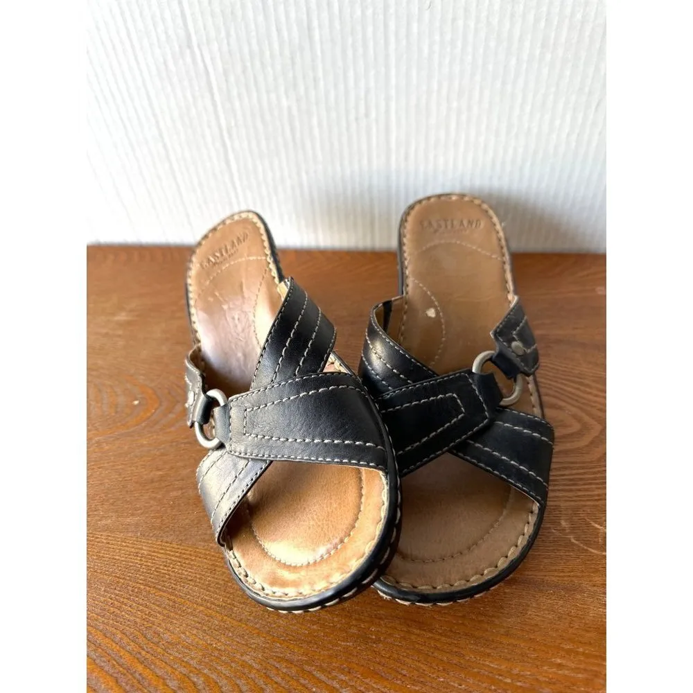 Eastland Place 1955 Women’s Sandals Black Size 8 Sku 2764 - Image 3