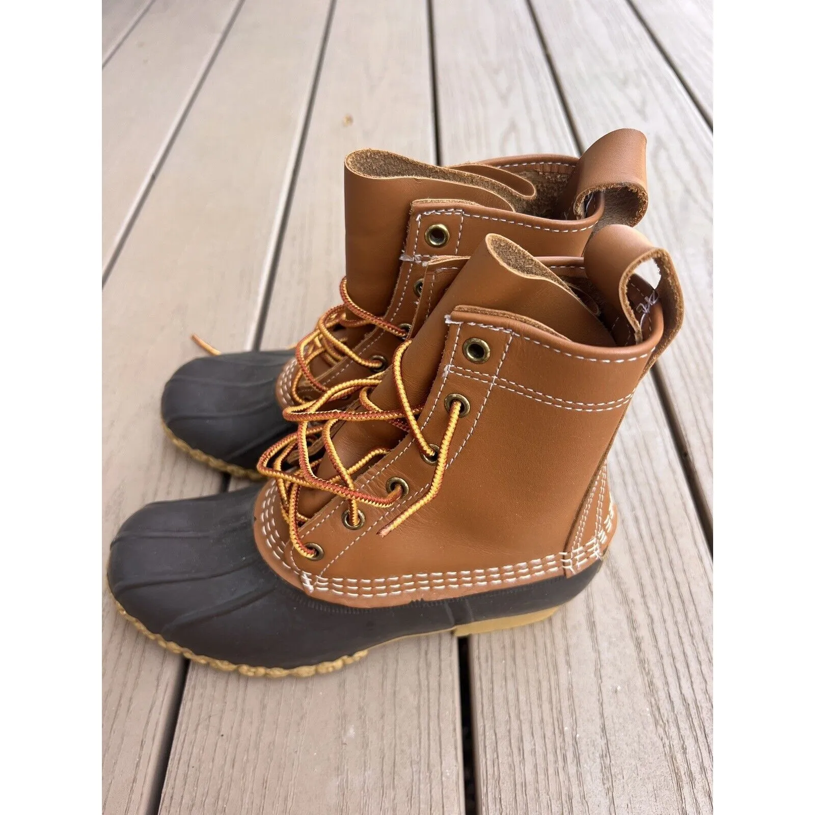 L.L. Bean women’s duck boots classic bean boots six medium new Brown Size 6 - Image 2