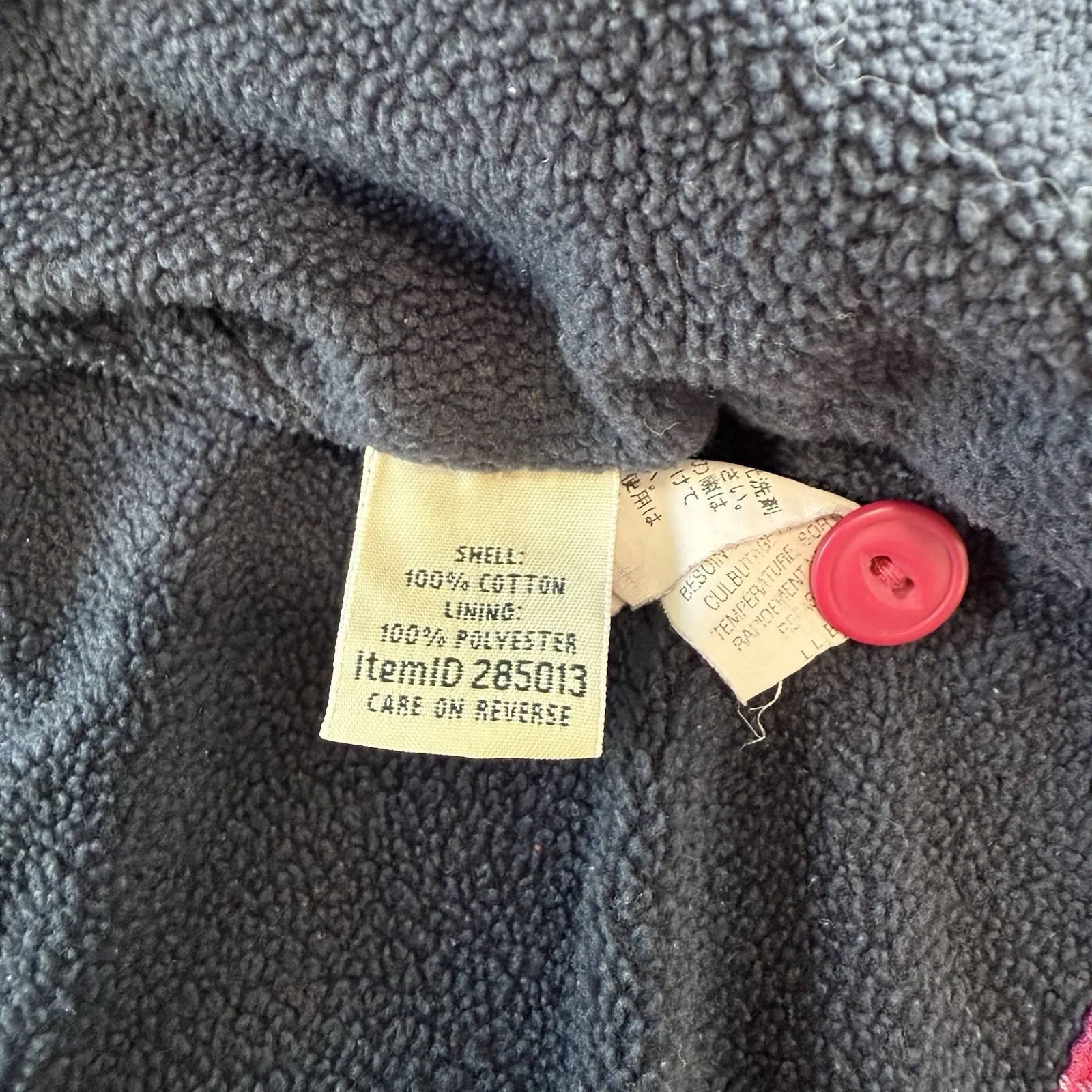 LL Bean Pink Plaid Fleece Lined Flannel‎ Shirt Jacket Shacket MEDIUM - Image 11