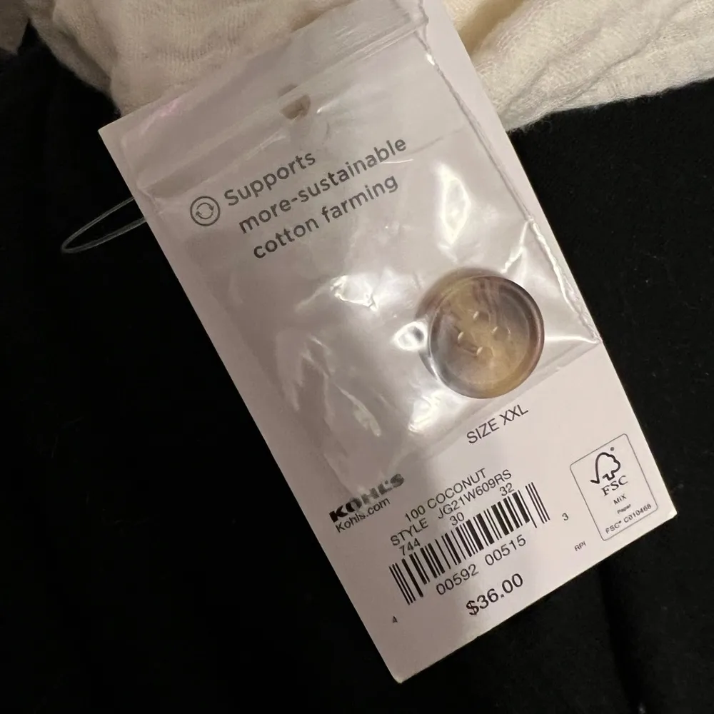 SO NWT Button Front Shirt - Image 3