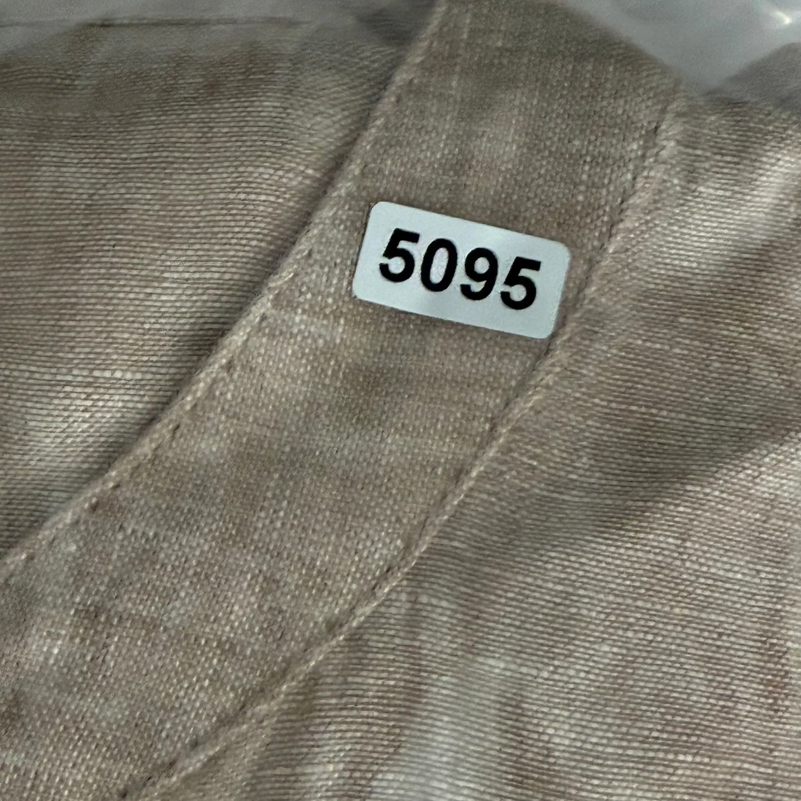 Tuckernuck Flax Lydell Maxi Dress 100% Hemp Long Sleeve Button Front Tan Size L - Image 11