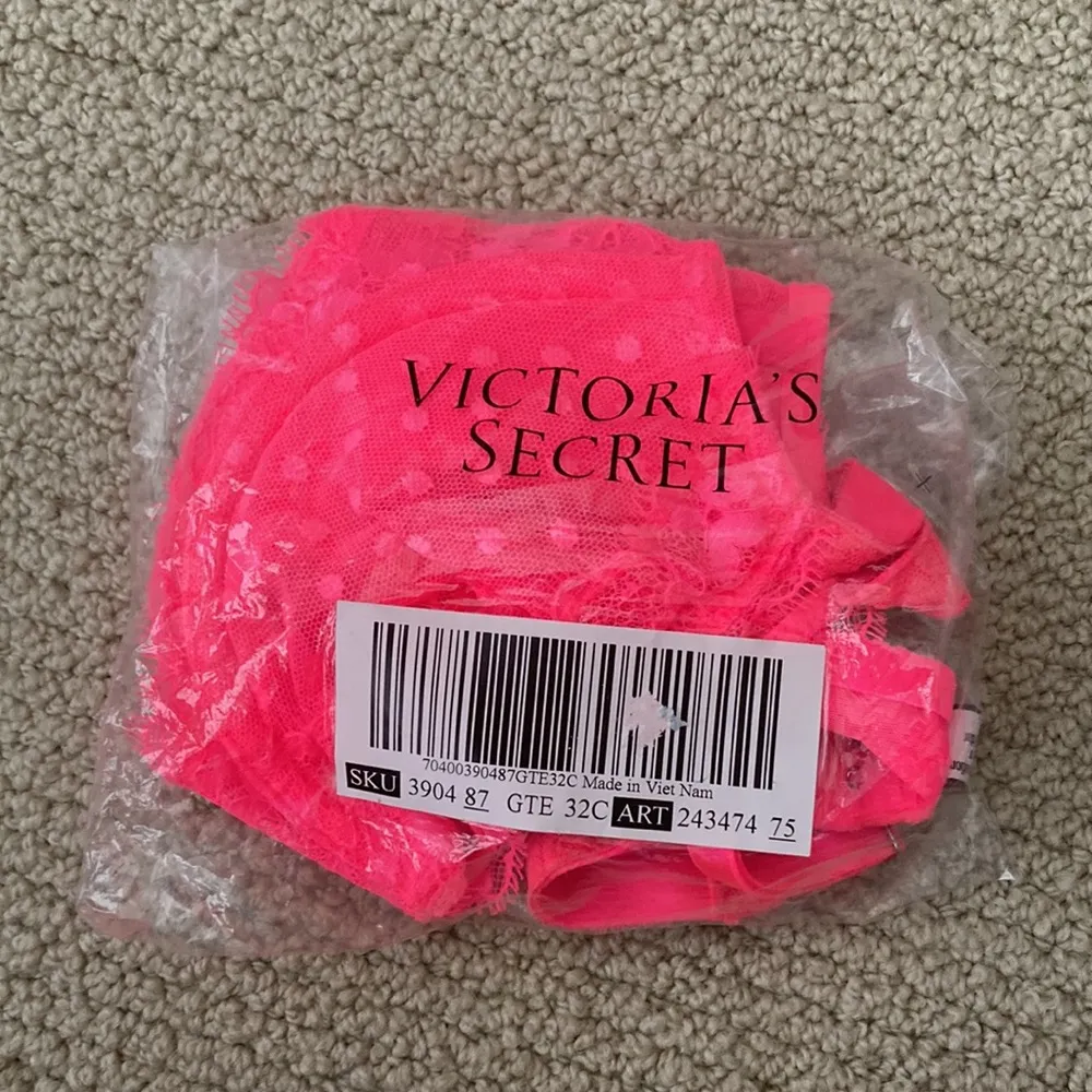 Victoria’s Secret Dream Angels Push-Up Without Padding Lingerie Bra 32C Pink NWT - Image 10