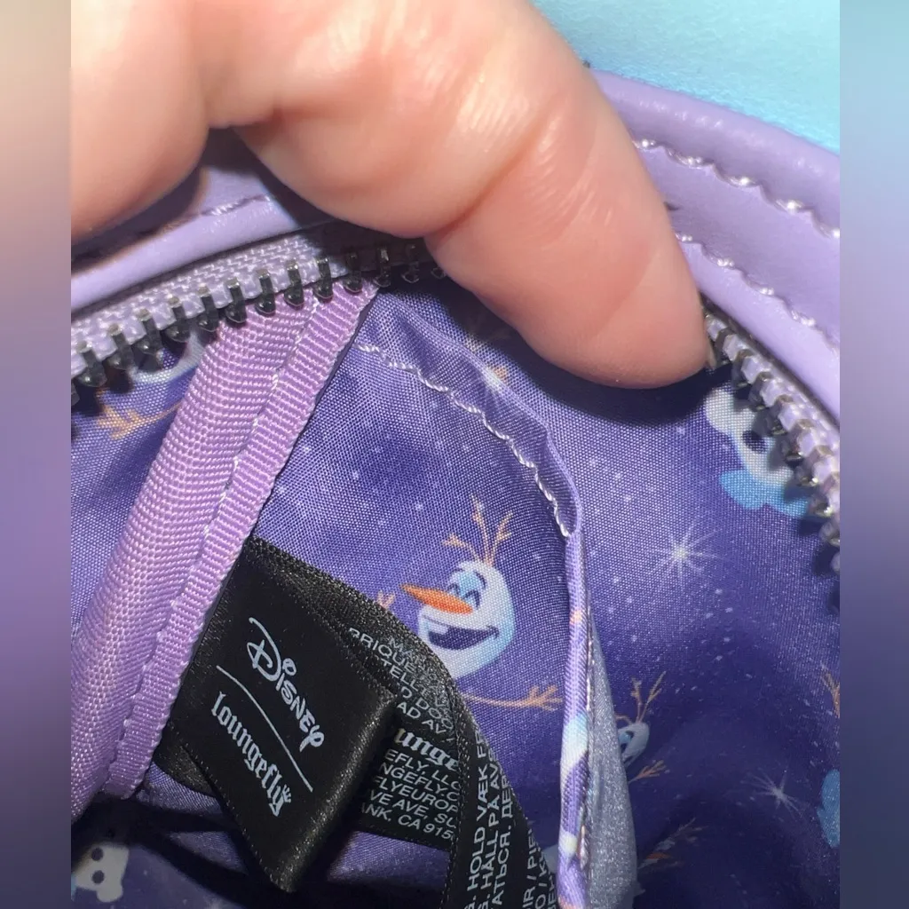 Disney Loungefly Backpack - Light Blue and Lavender - Image 8