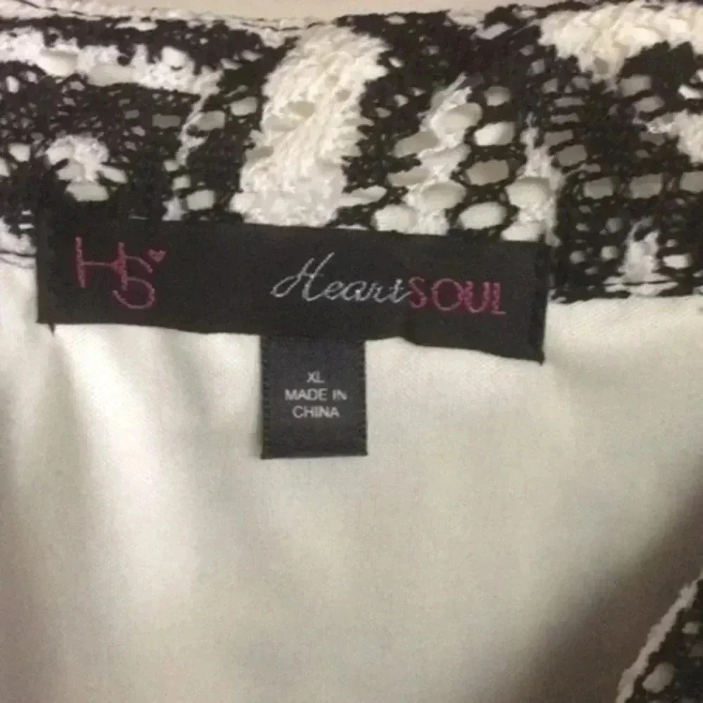 HeartSoul Ladies Blouse Black Size XL - Image 6